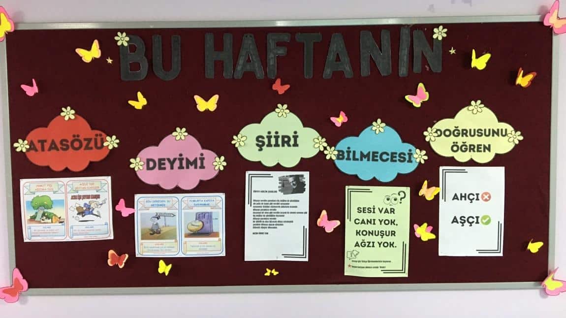 Atasözü, Deyim ve Şiir Çalışmamız