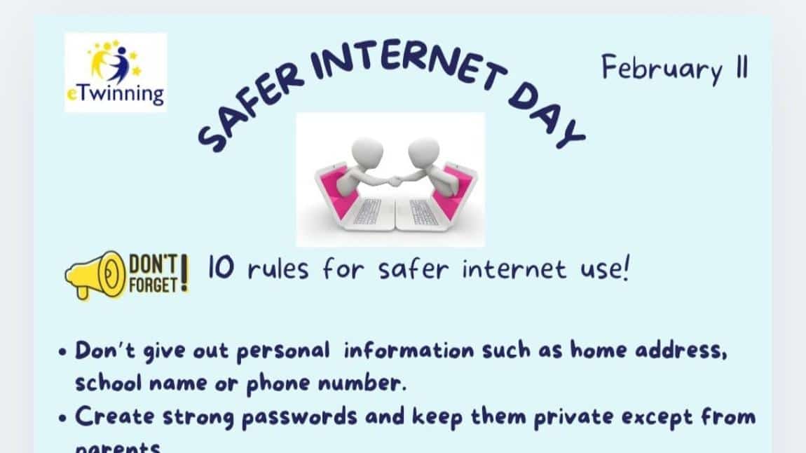 We created 'Safer Internet Day Poster' with our partners!